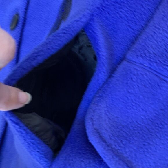 VTG Bob Mackie Blue Wearable Art with Embroidered Design Fleece Jacket Size 2X - Picture 7 of 11